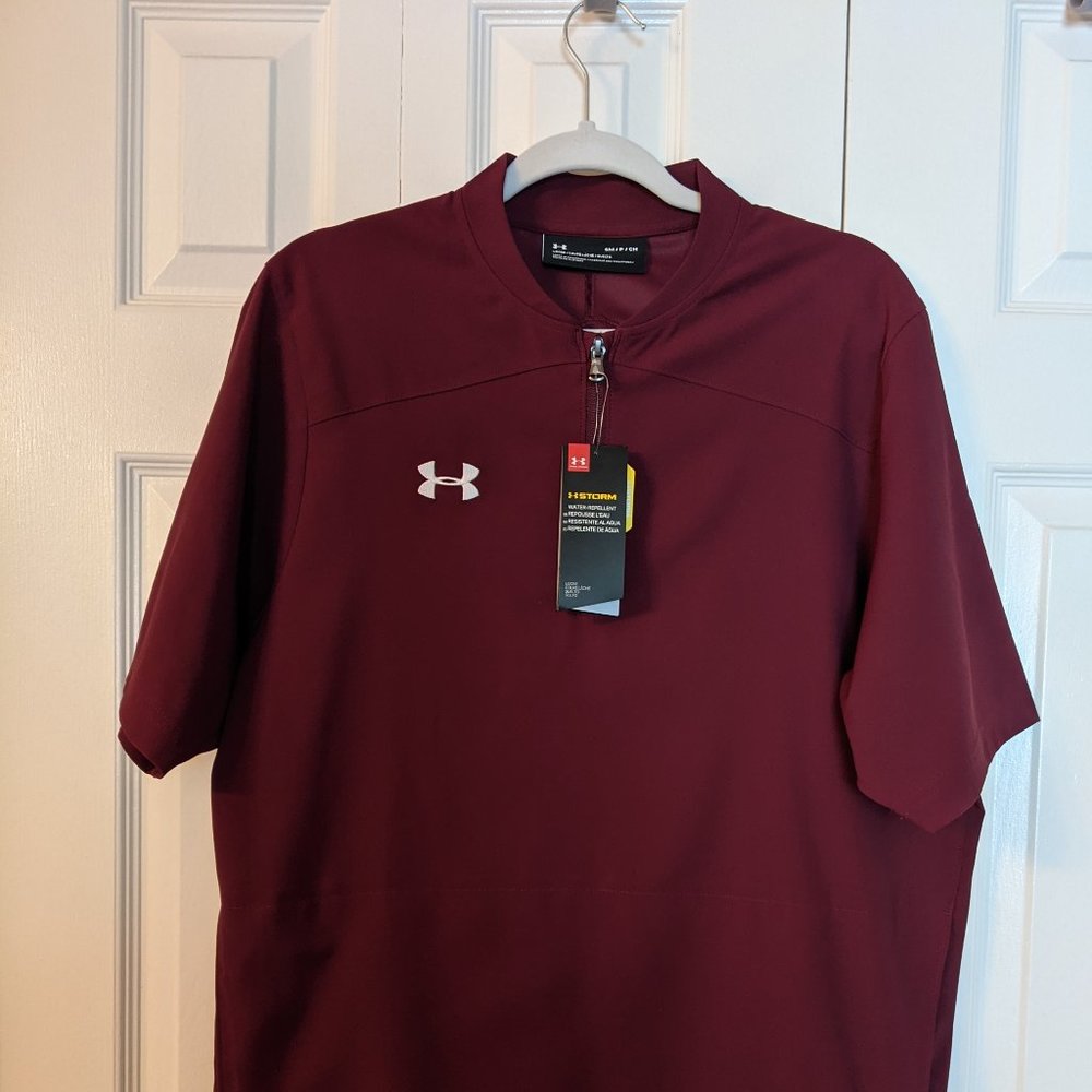 Under Armour Mens Triumph Cage Jacket Maroon